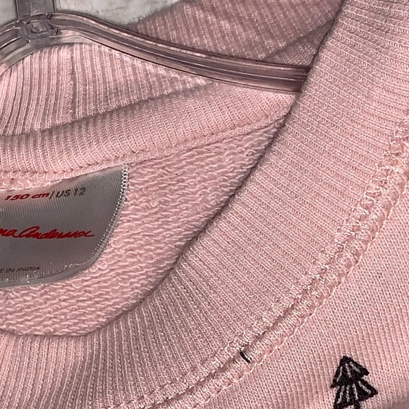 Hanna Andersson Holiday Print Sweatshirt, Size 12 - Picture 6 of 6